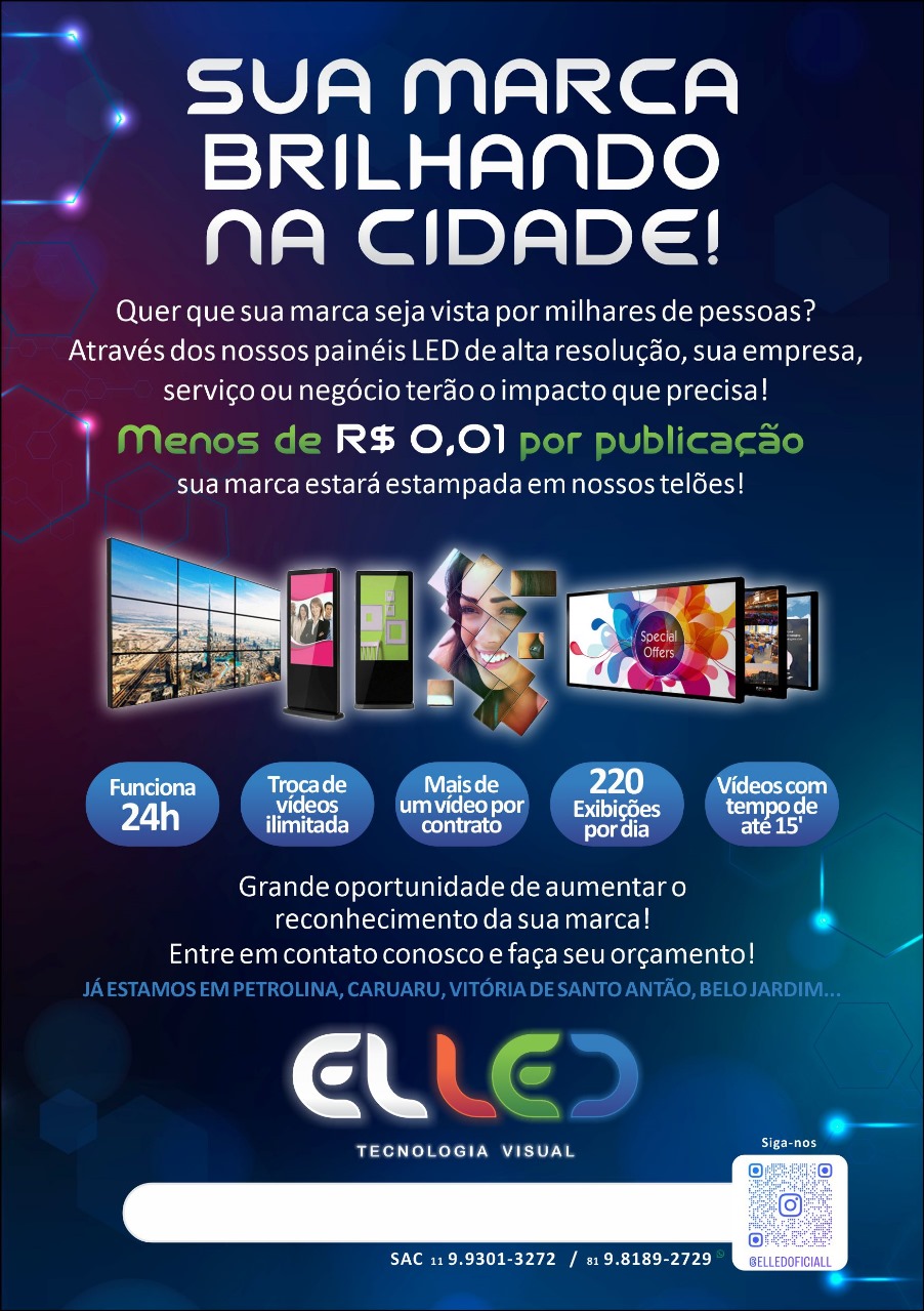 Publicidade em telões de LED