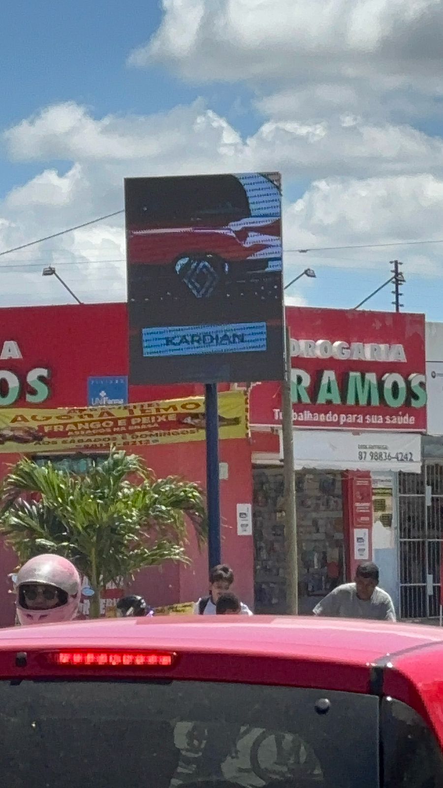 Painel de LED ELLED em via pública